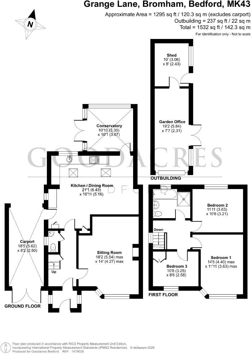 Grange Lane, Bromham, Bedford floorplan