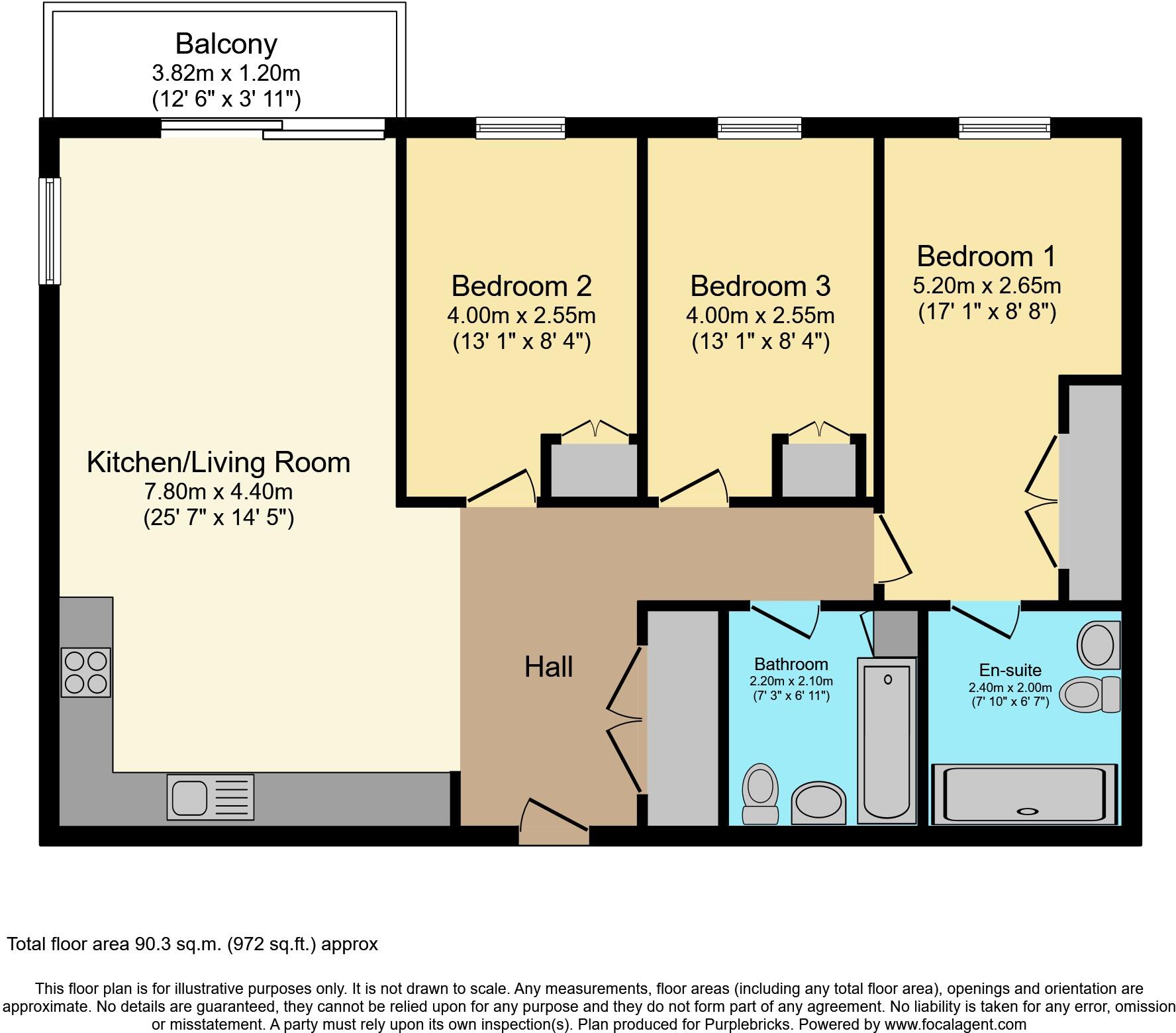 1 Lockgate Square, Salford, M5 floorplan