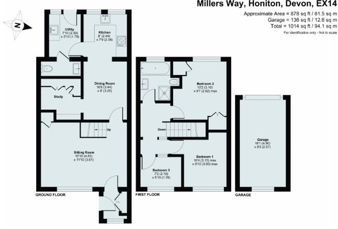 Millers Way, Honiton floorplan