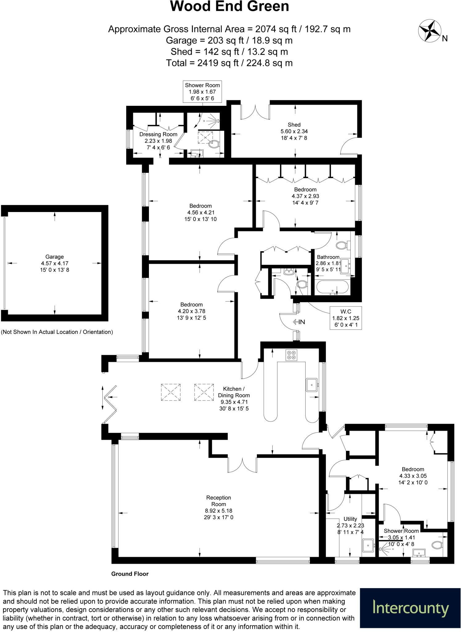 Wood End Green, Henham, Bishop's Stortford, Essex, CM22 floorplan