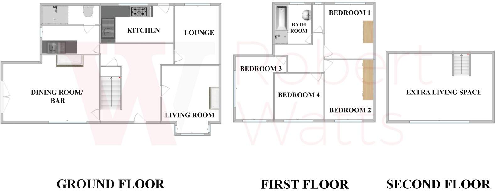 The Avenue, Off Bradford Road, Birstall, West Yorkshire, WF17 floorplan
