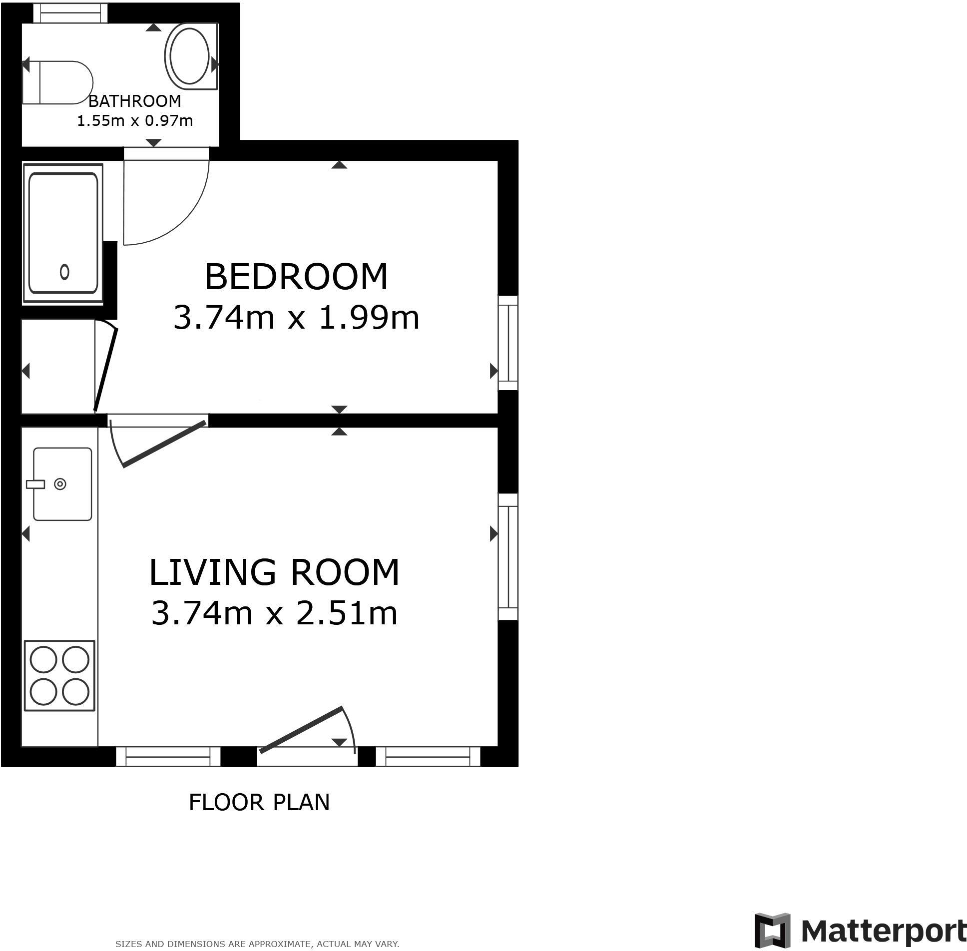 Roskear, Riviere Towans floorplan