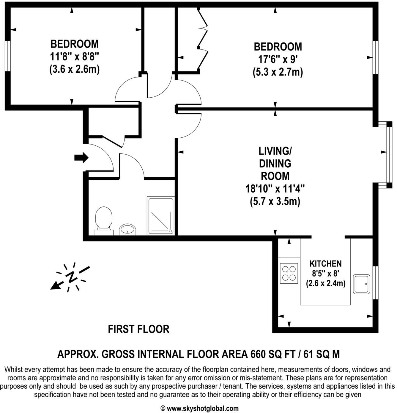 Kingston Lodge, New Malden floorplan
