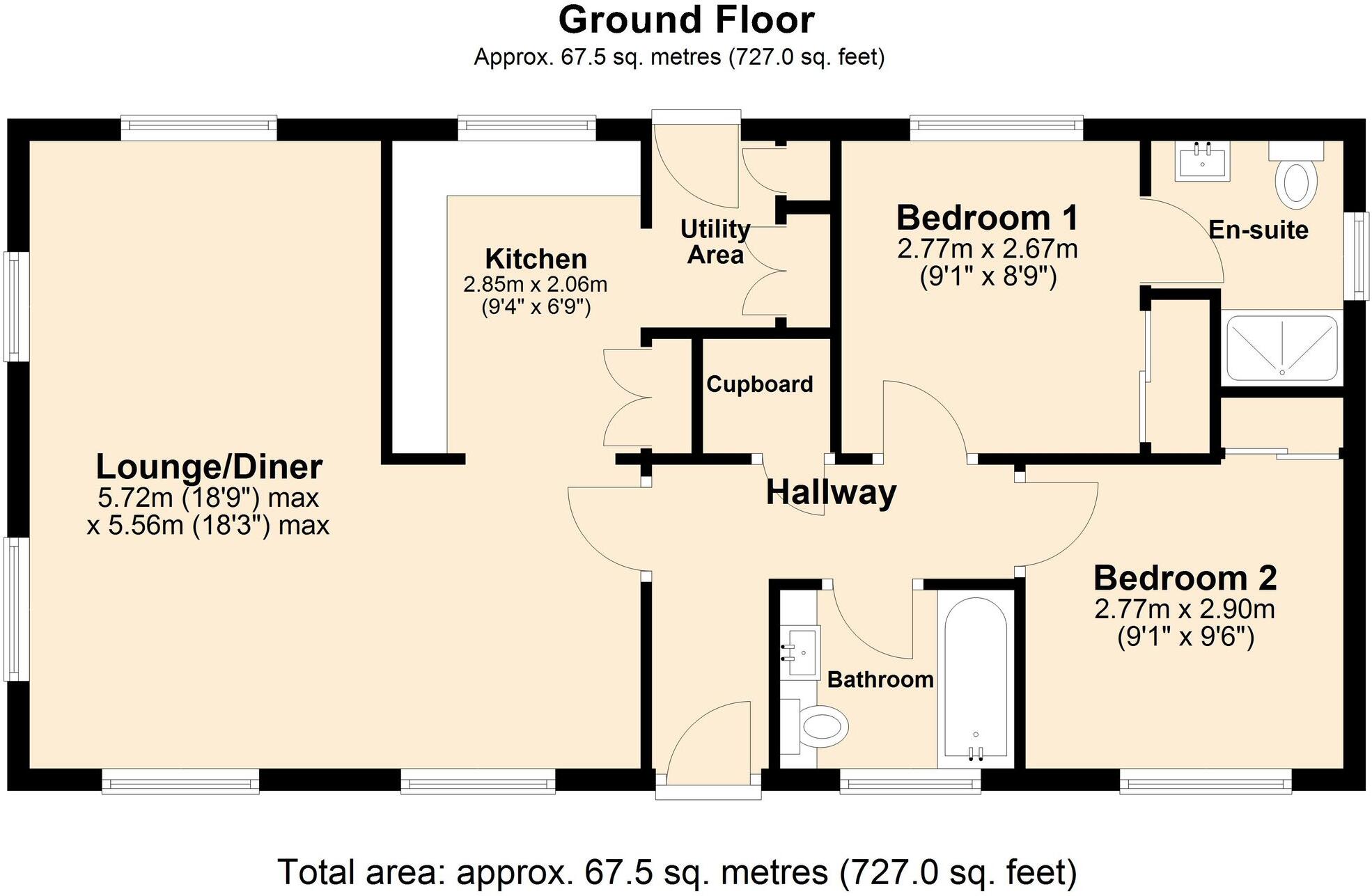 Goldenbank, Falmouth, TR11 floorplan