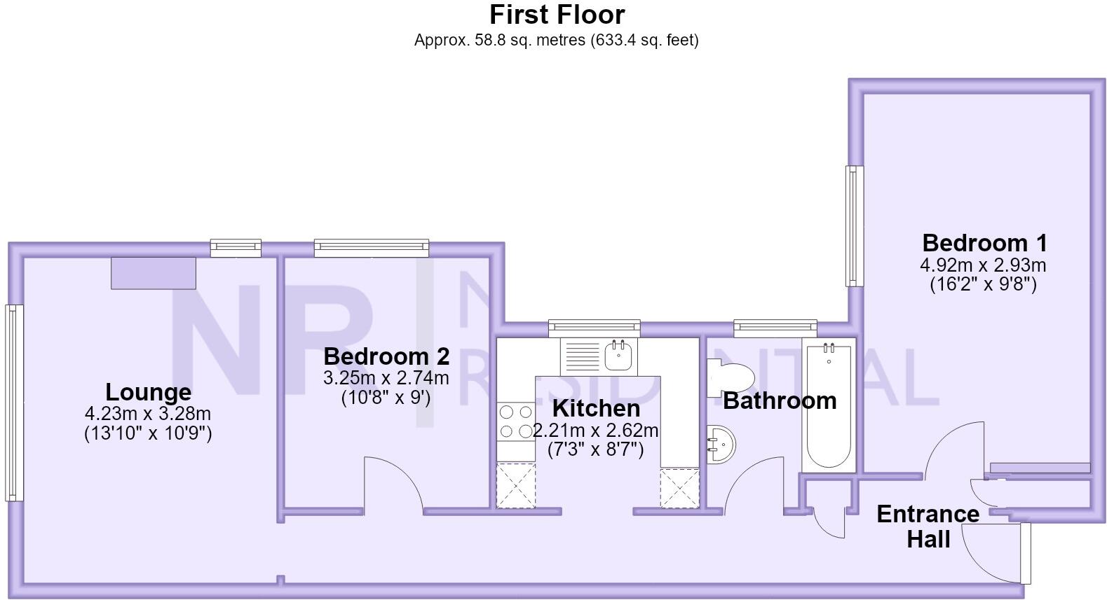 London Road, Morden, Surrey. SM4 floorplan