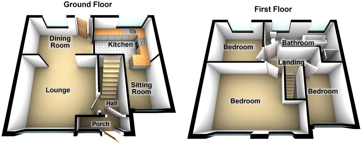 18 Oriel Close, Chadderton, Oldham, OL9 8RL floorplan