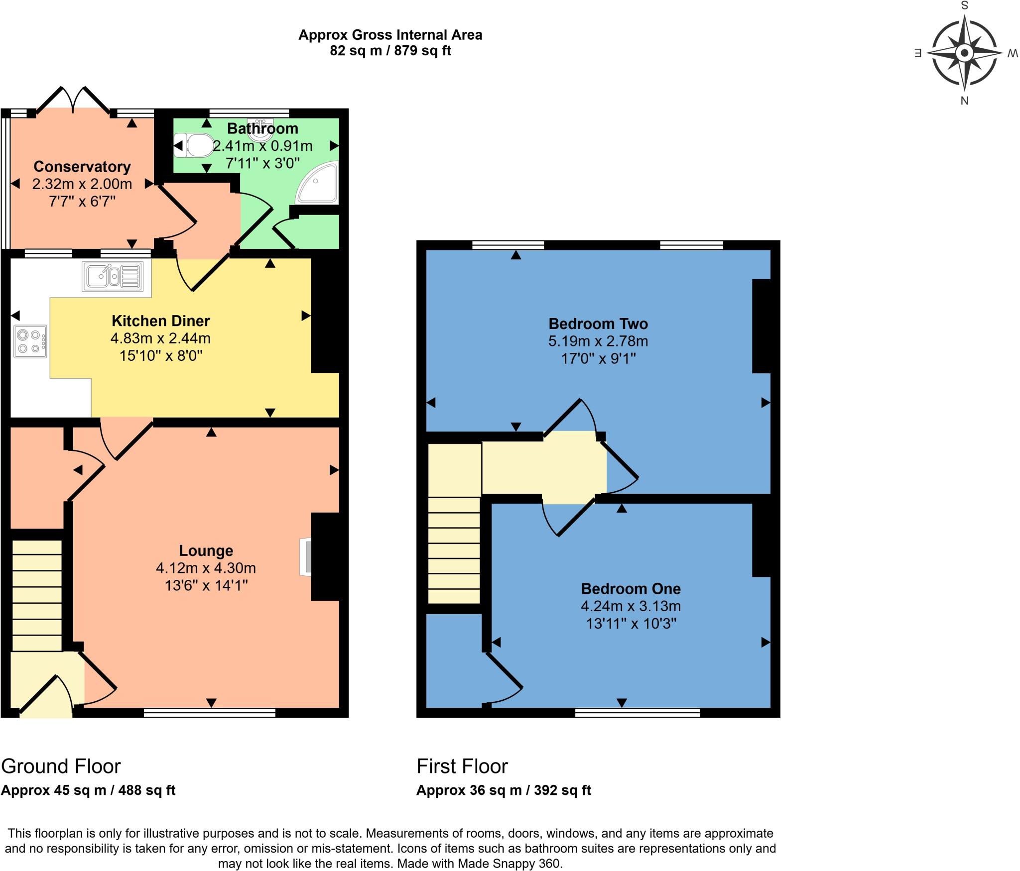 Granville Road, Hinckley floorplan