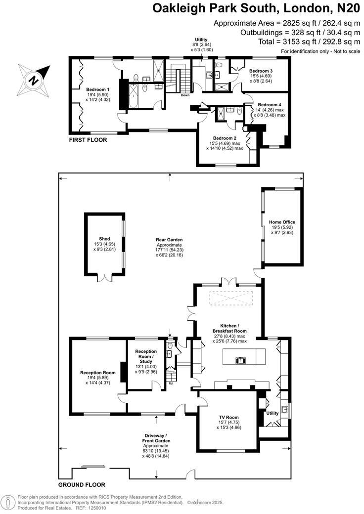 Oakleigh Park South, Whetstone floorplan