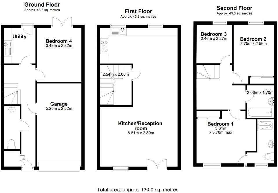Rondetto Avenue, Newbury, RG14 floorplan