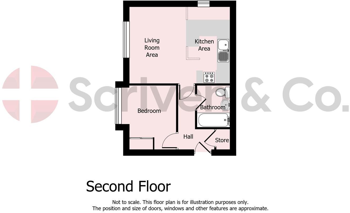 Old Port Close, Tipton floorplan