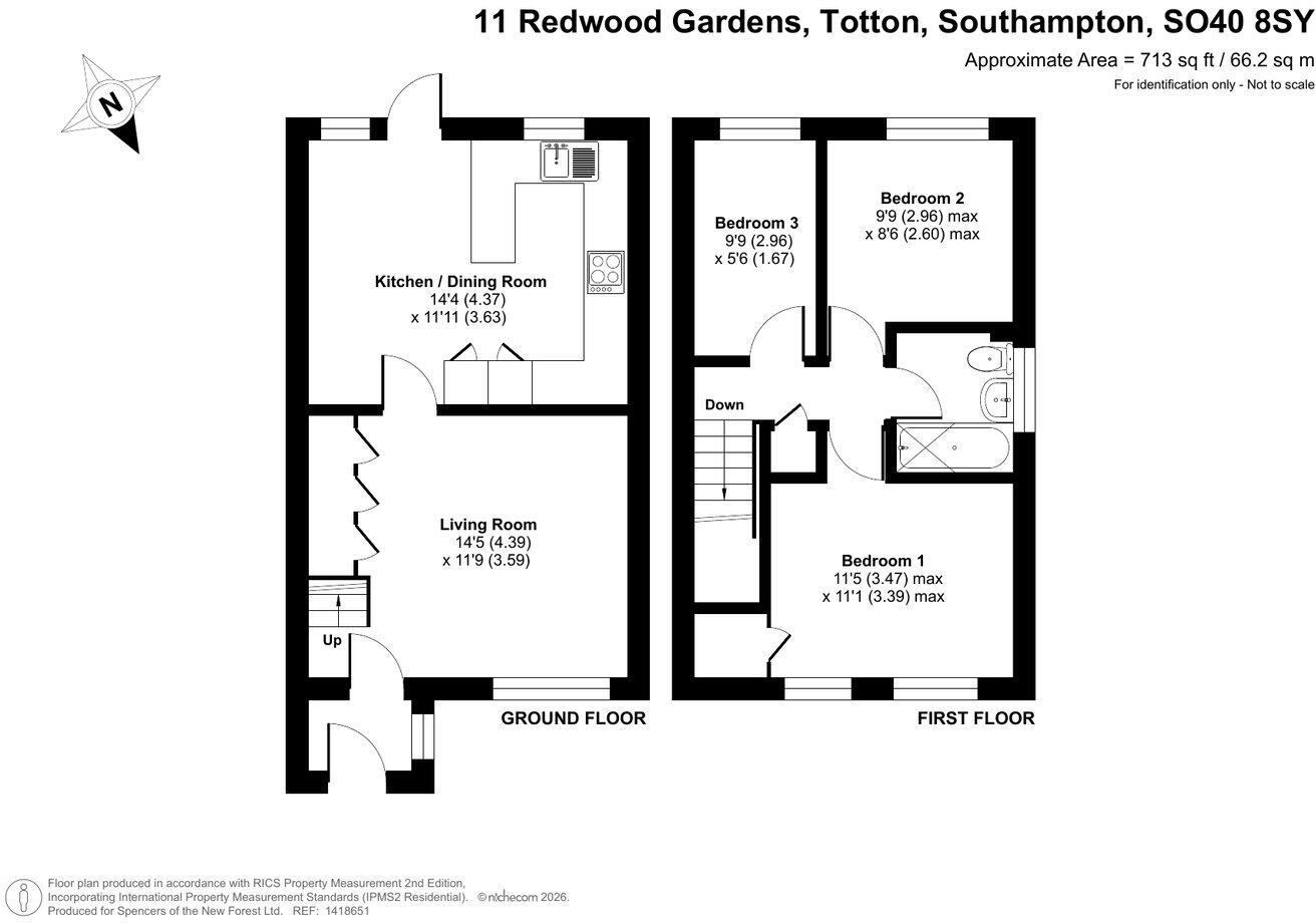 Redwood Gardens, Totton, Southampton, SO40 floorplan