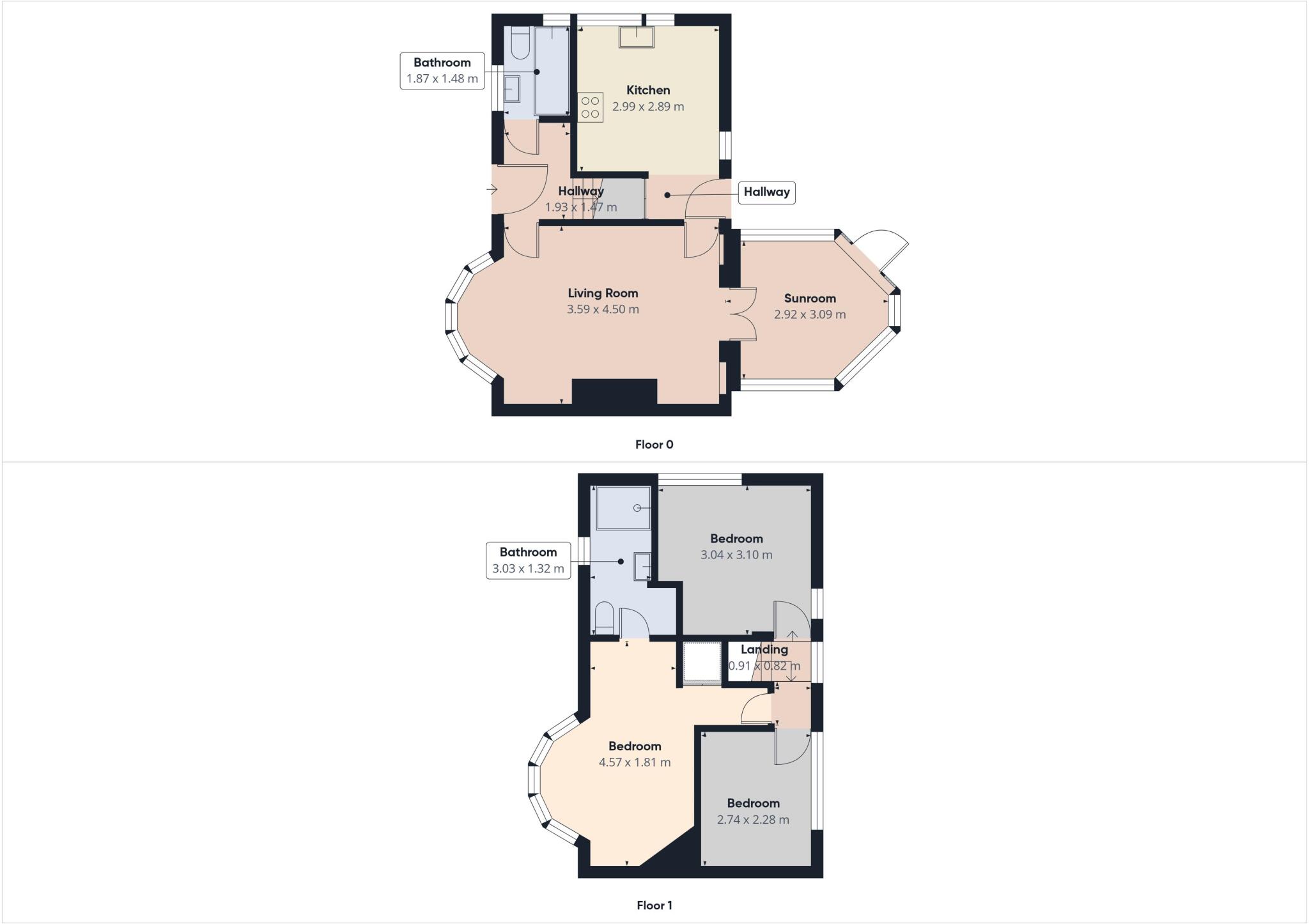 Park Parade, Shaw, Oldham, Greater Manchester, OL2 floorplan