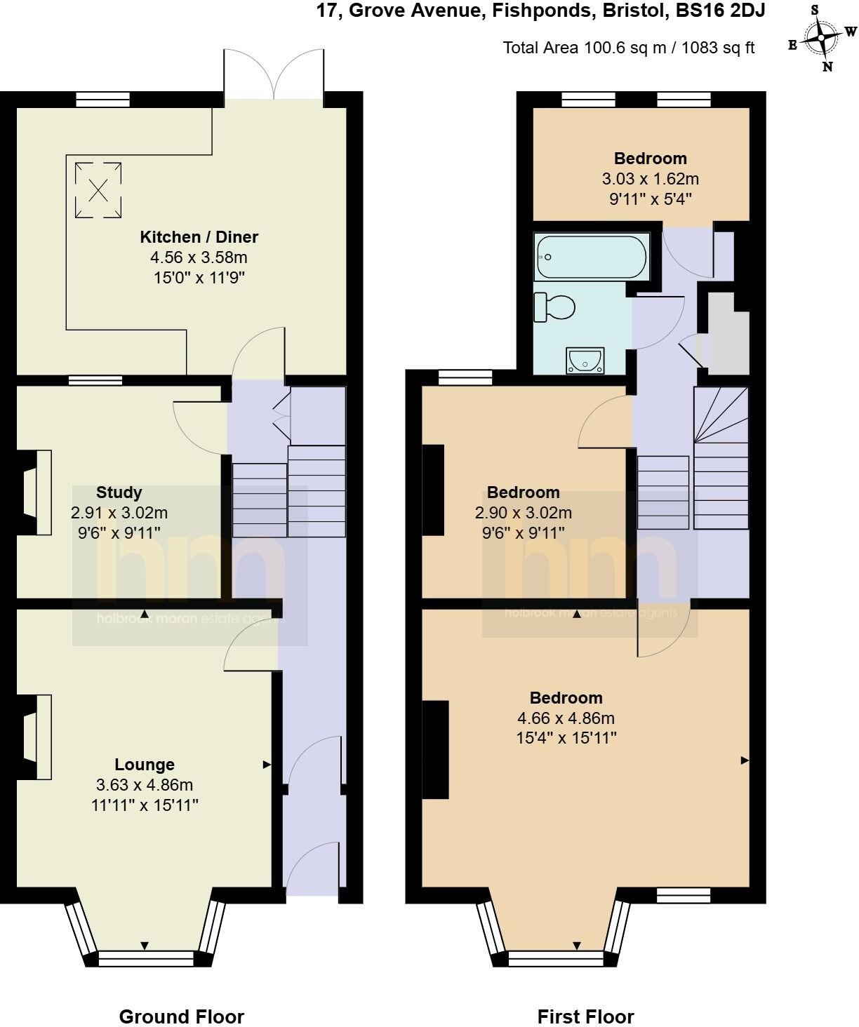 Grove Road, Fishponds, Bristol floorplan