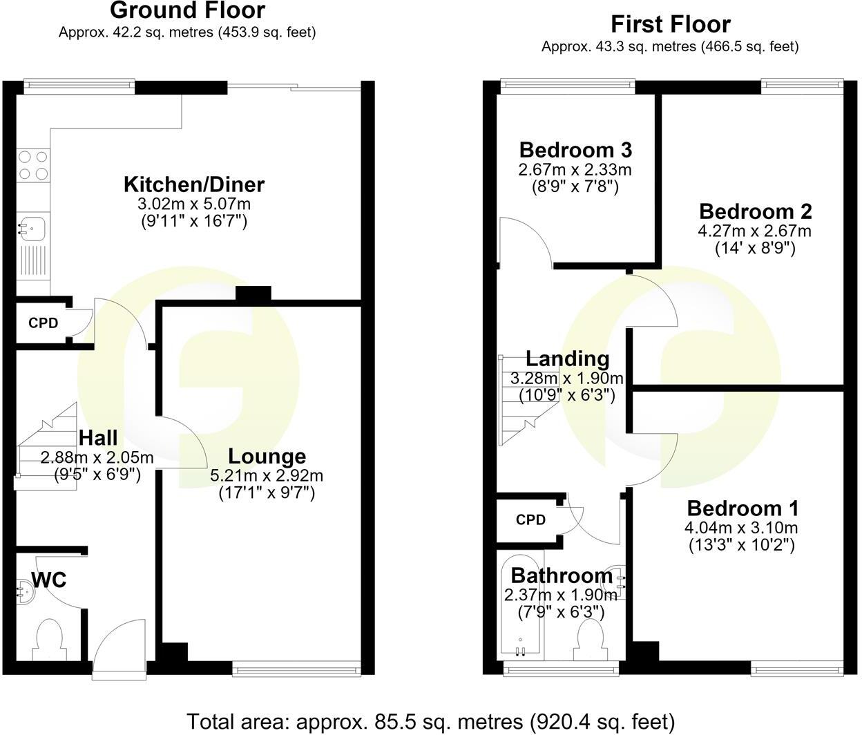 Bellingham Close, Wallsend floorplan