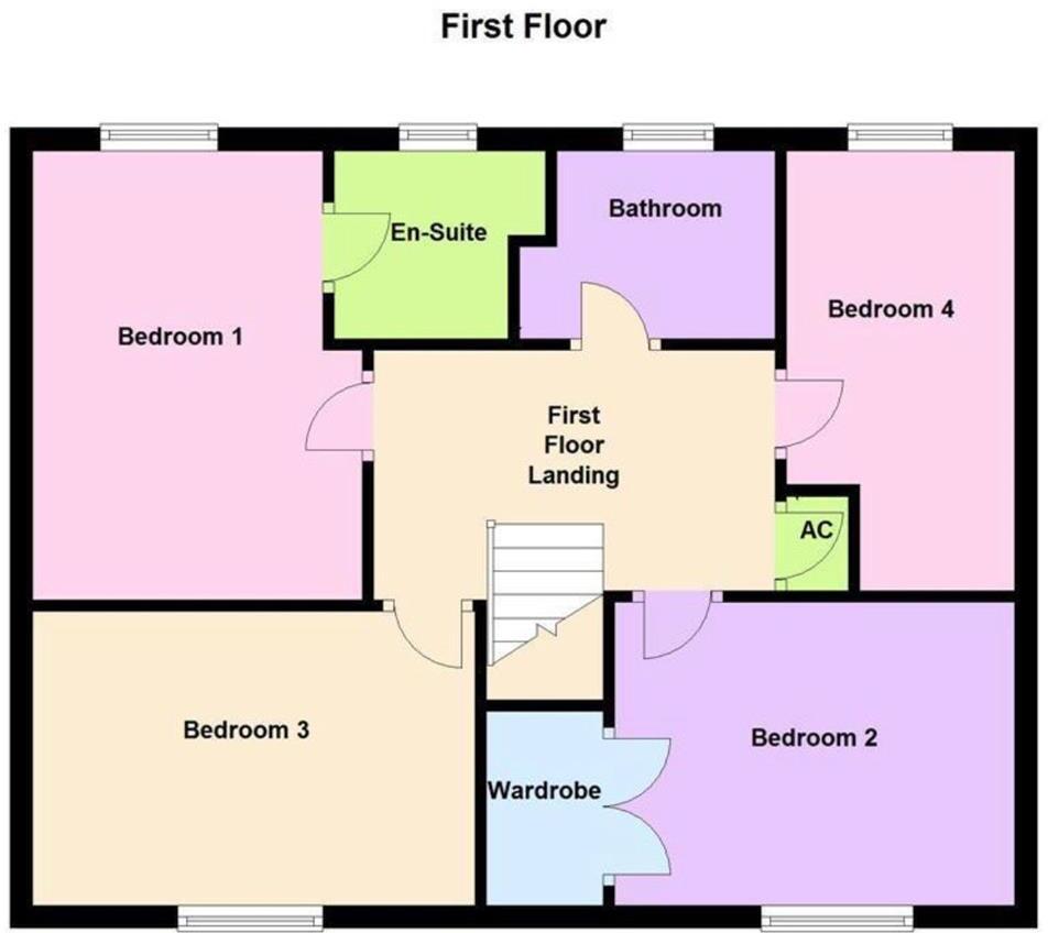 Penrhyn Close, Corby floorplan