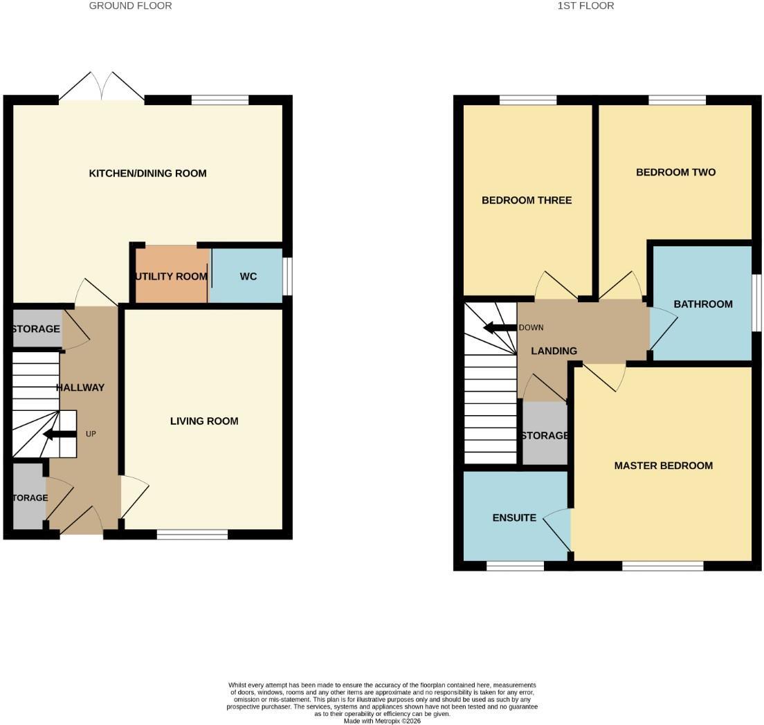 Charles Court, Willington floorplan
