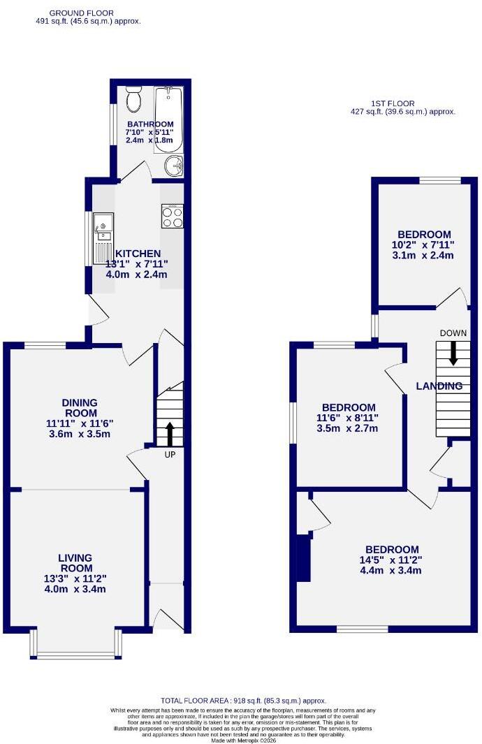 Inman Terrace, York floorplan