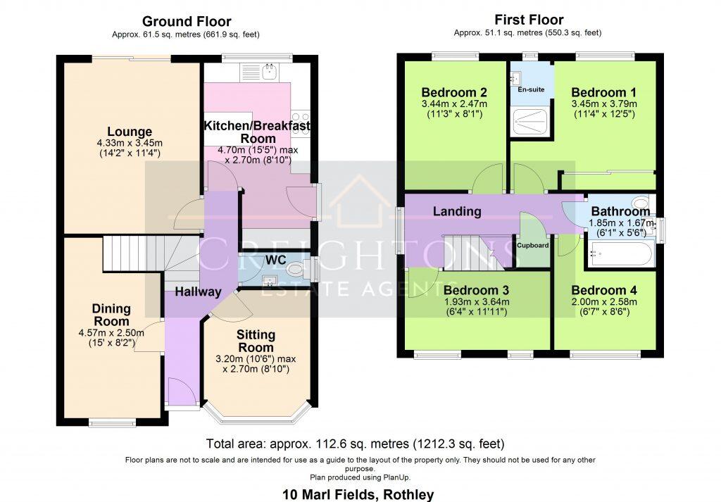 Marl Fields, Rothley floorplan