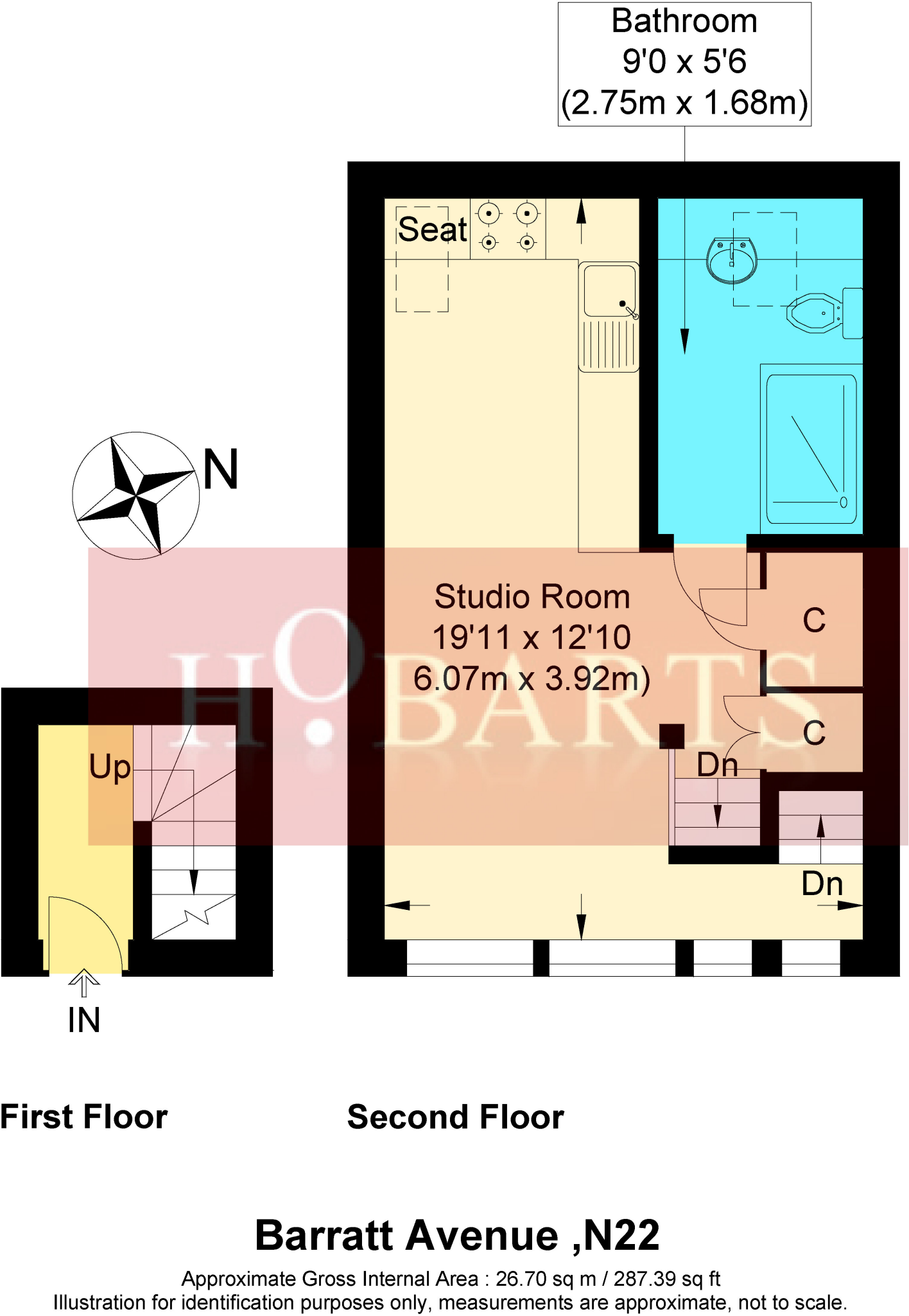 Barratt Avenue, Alexandra Park, N22 floorplan