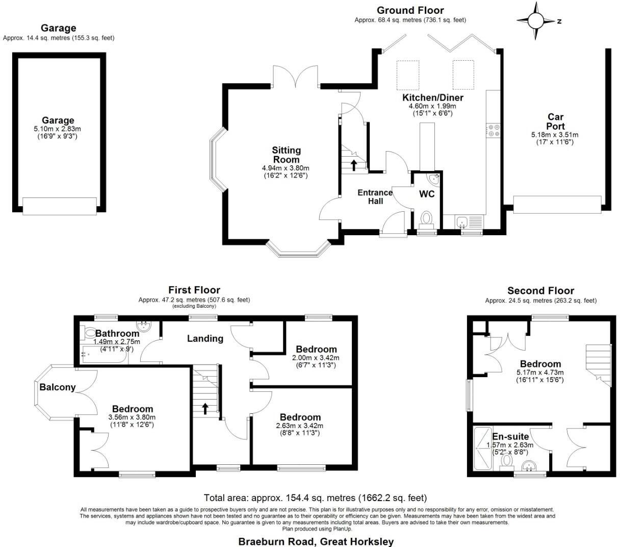 Braeburn Road, Great Horkesley floorplan