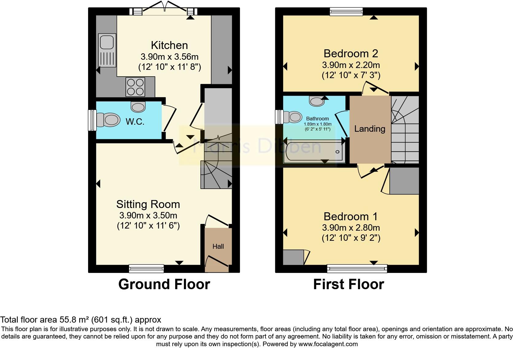 Sandeman Grove, Hayling Island, Hampshire, PO11 floorplan