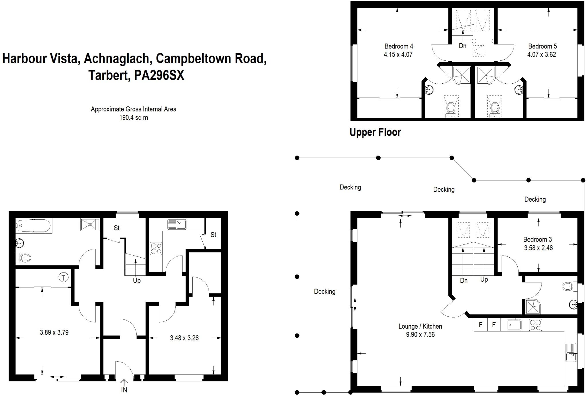 Harbour Vista, Achnaglach, Campbeltown Road, Tarbert floorplan