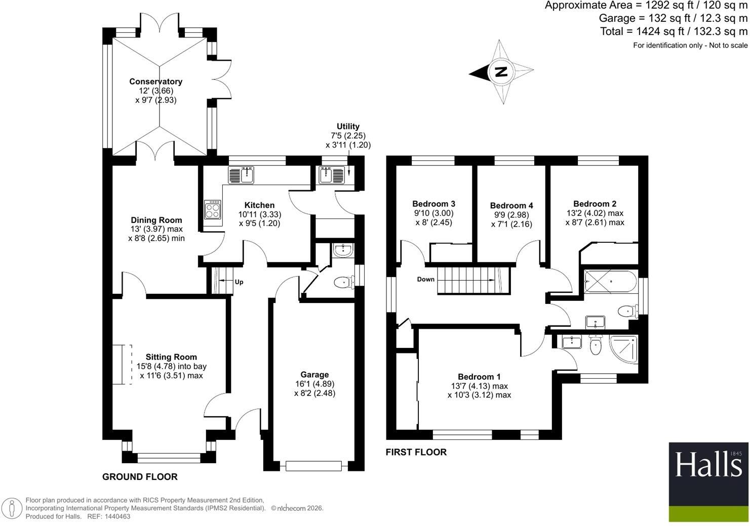 4 Cunningham Way, Shrewsbury, SY1 3SR floorplan