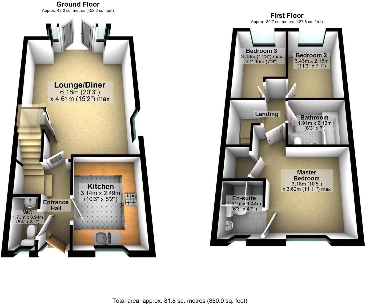 Haystack Close, Wellingborough, NN8 floorplan