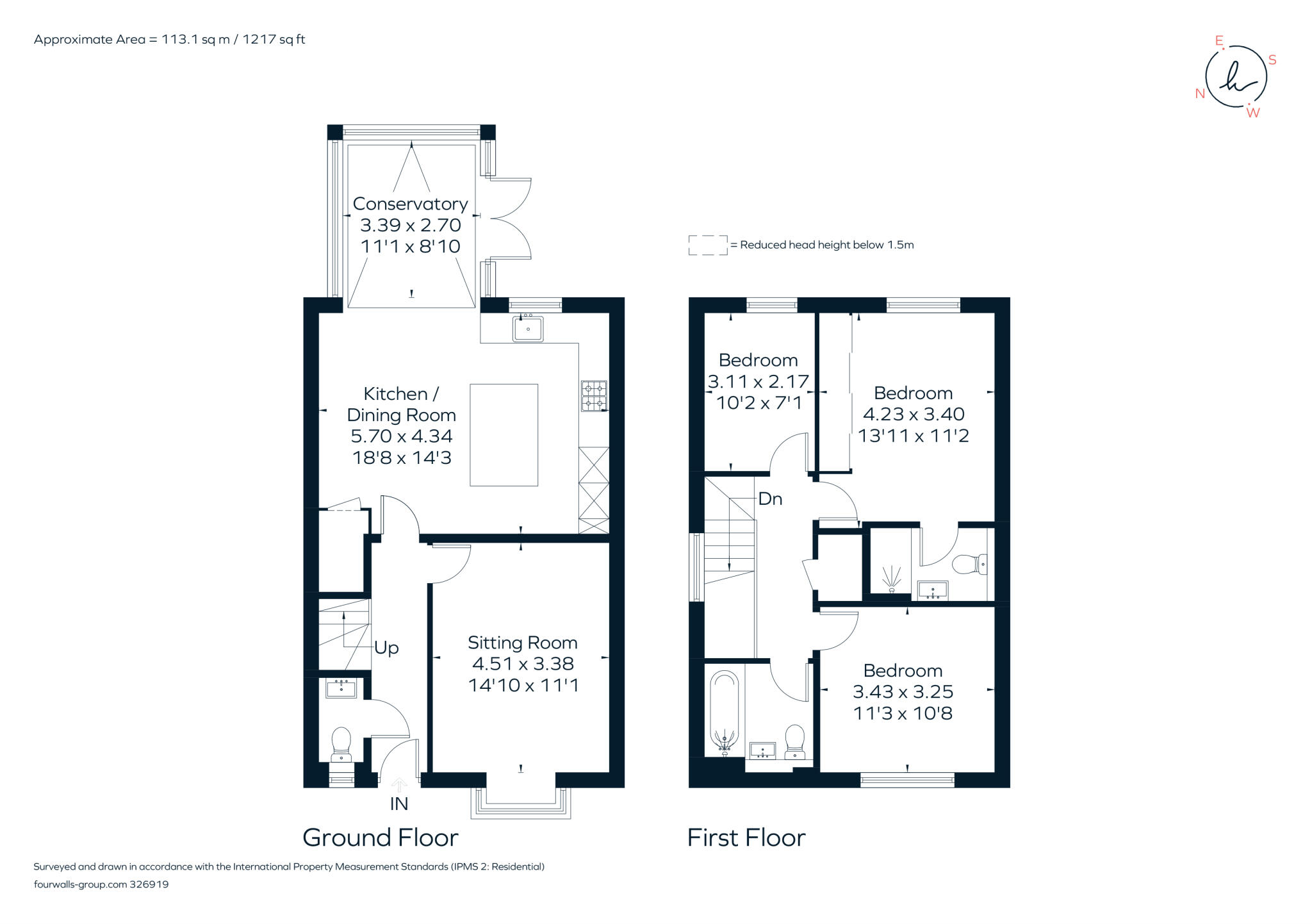 Grove Close, Farnham, GU10 floorplan