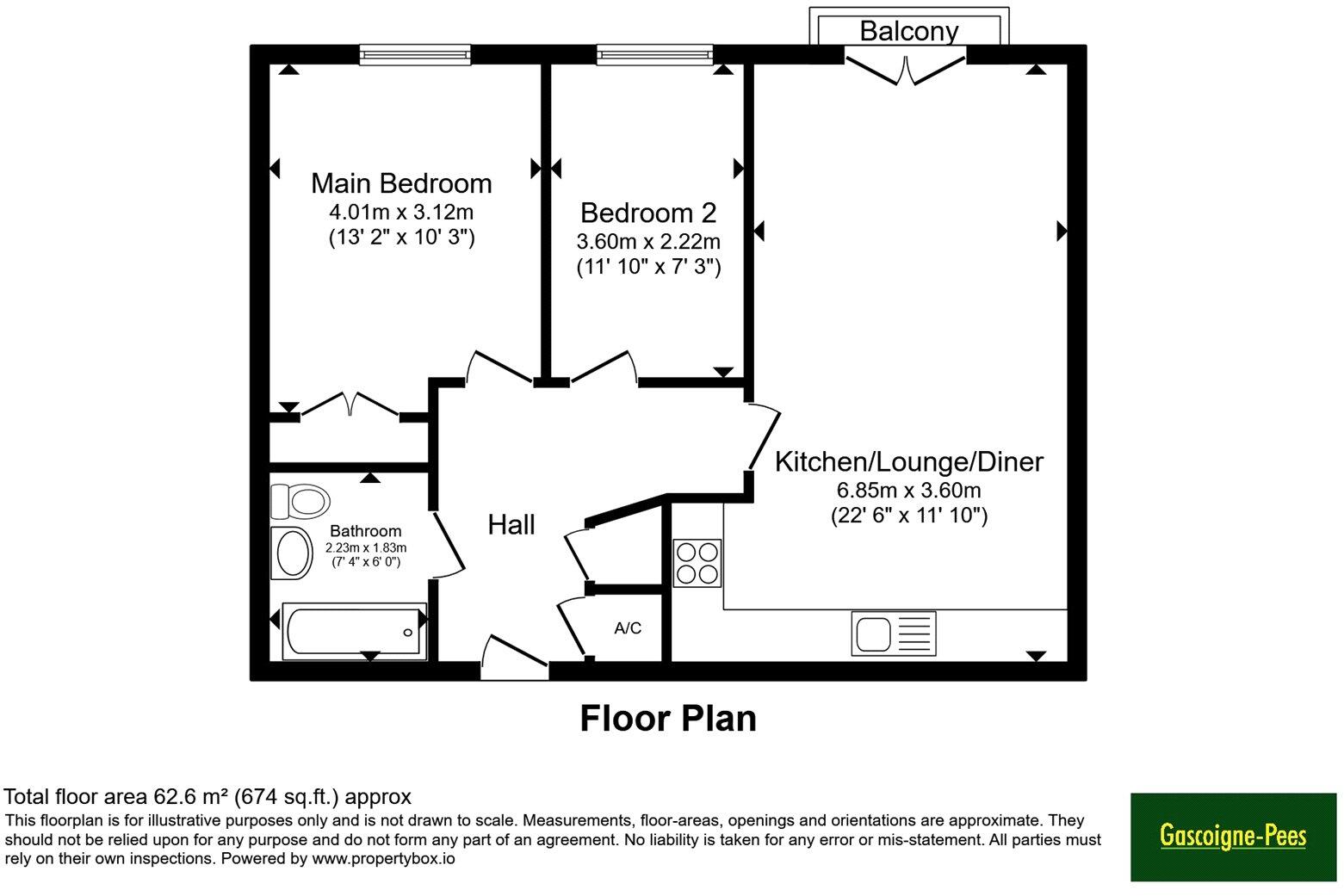 Skippetts Gardens, Basingstoke, Hampshire, RG21 floorplan