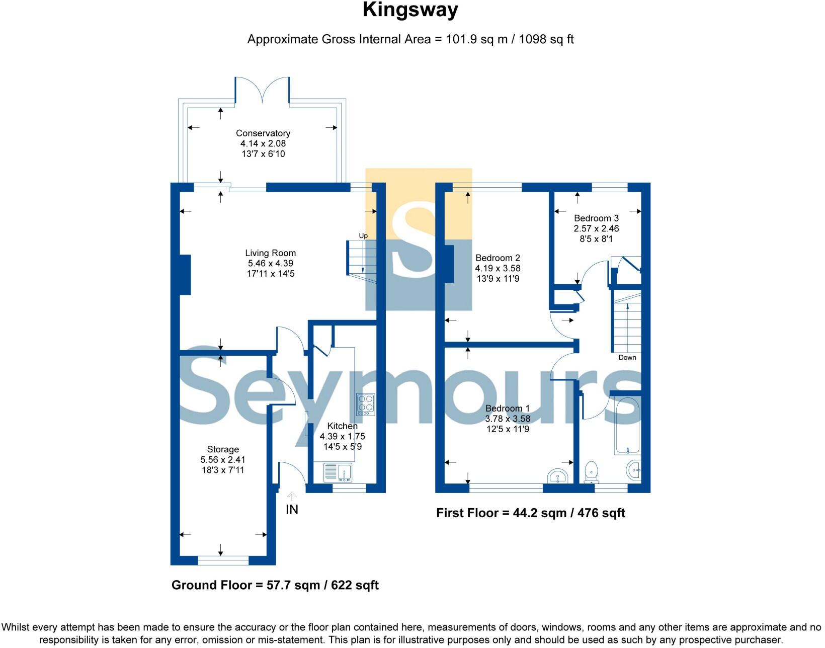 Kingsway, Blackwater floorplan