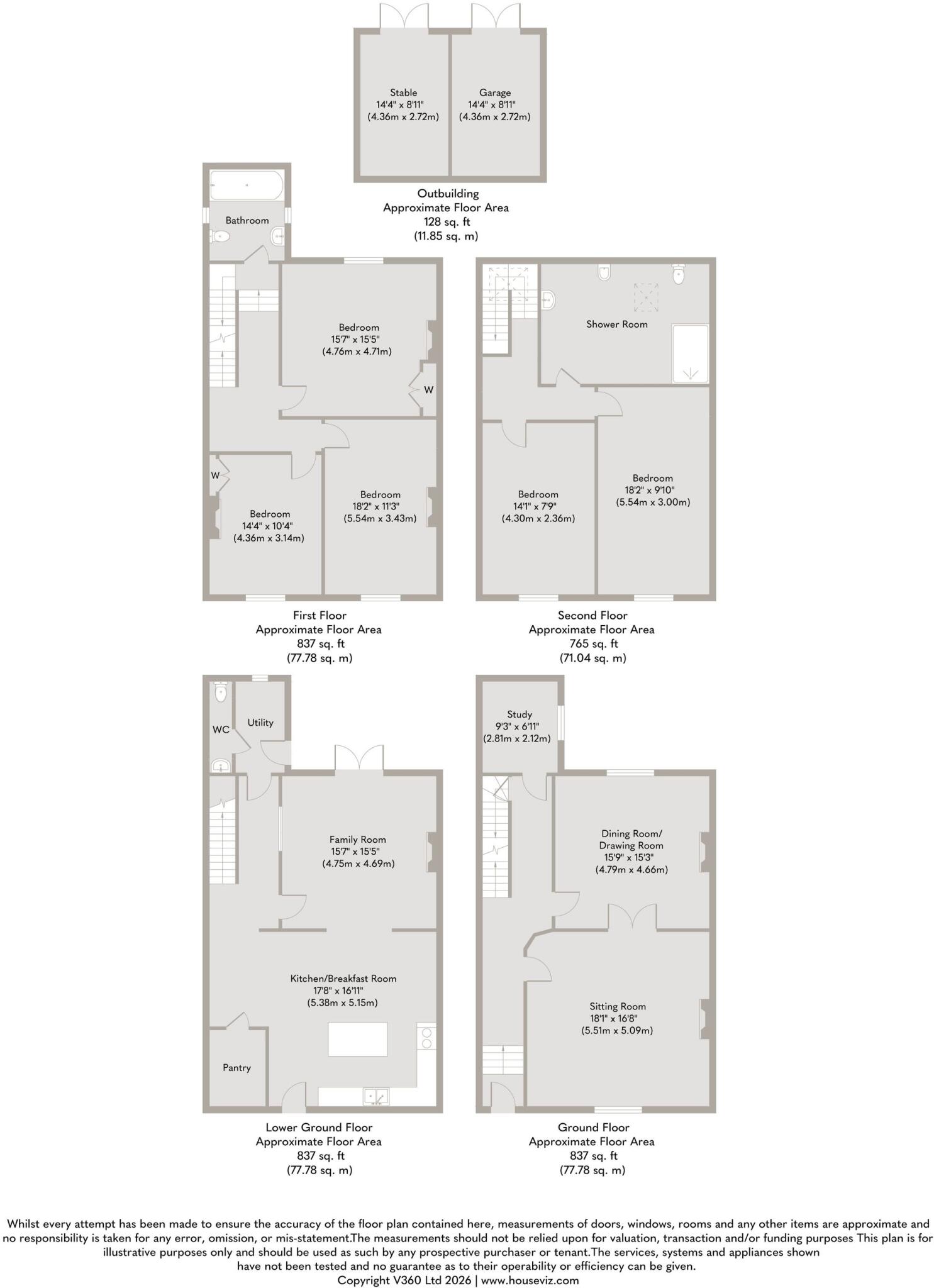 Elegant Period Townhouse in King's Lynn floorplan