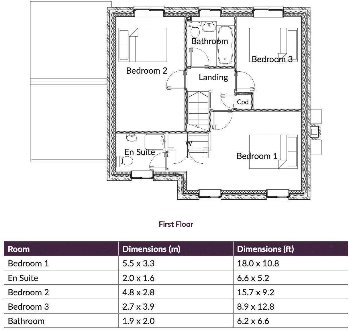 The Mulberries, Dudleston Heath, Ellesmere floorplan