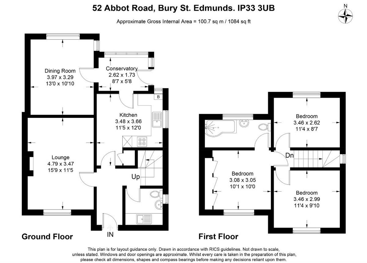 Abbot Road, Bury St Edmunds floorplan