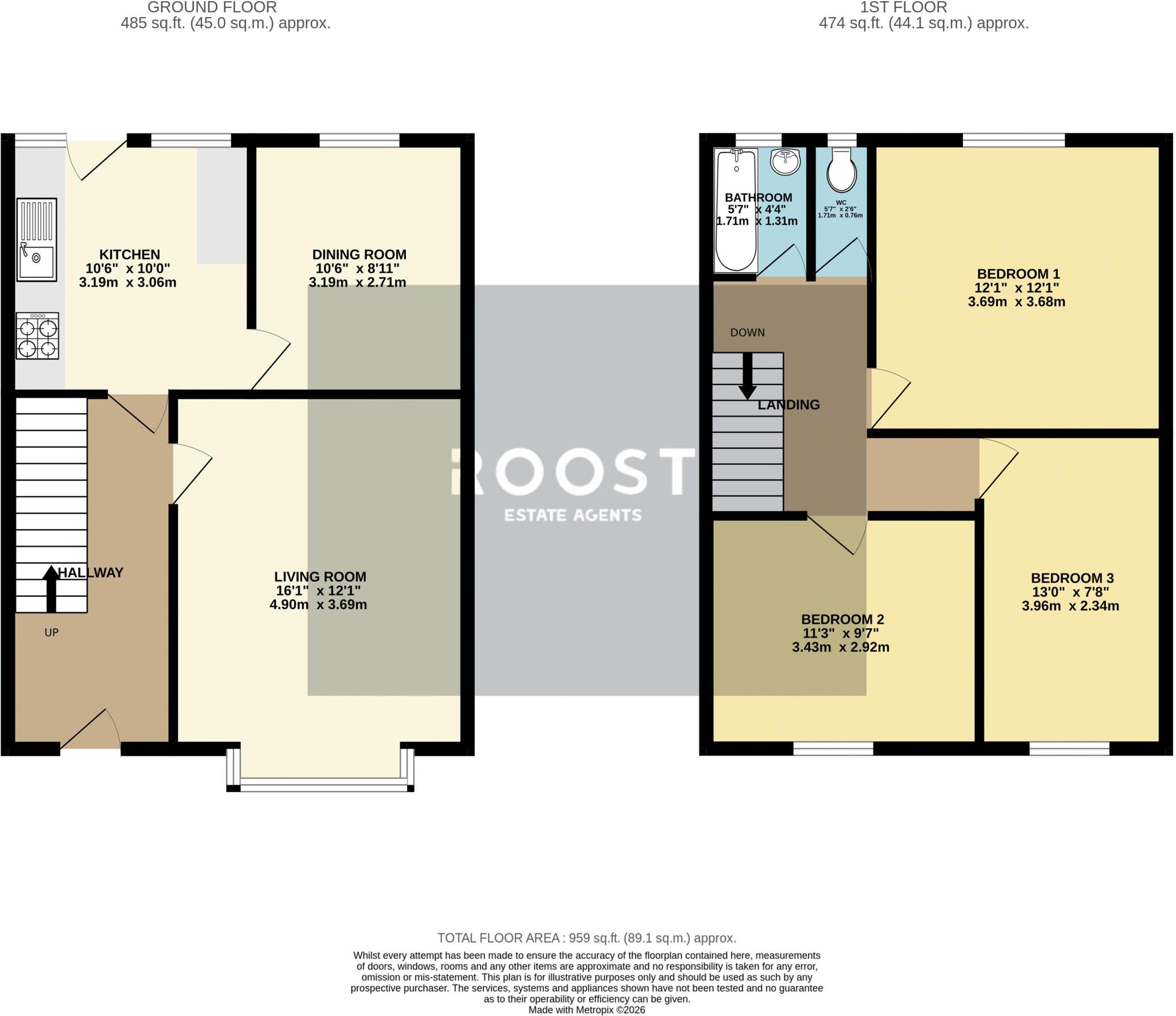 Langton Close, Grimsby floorplan