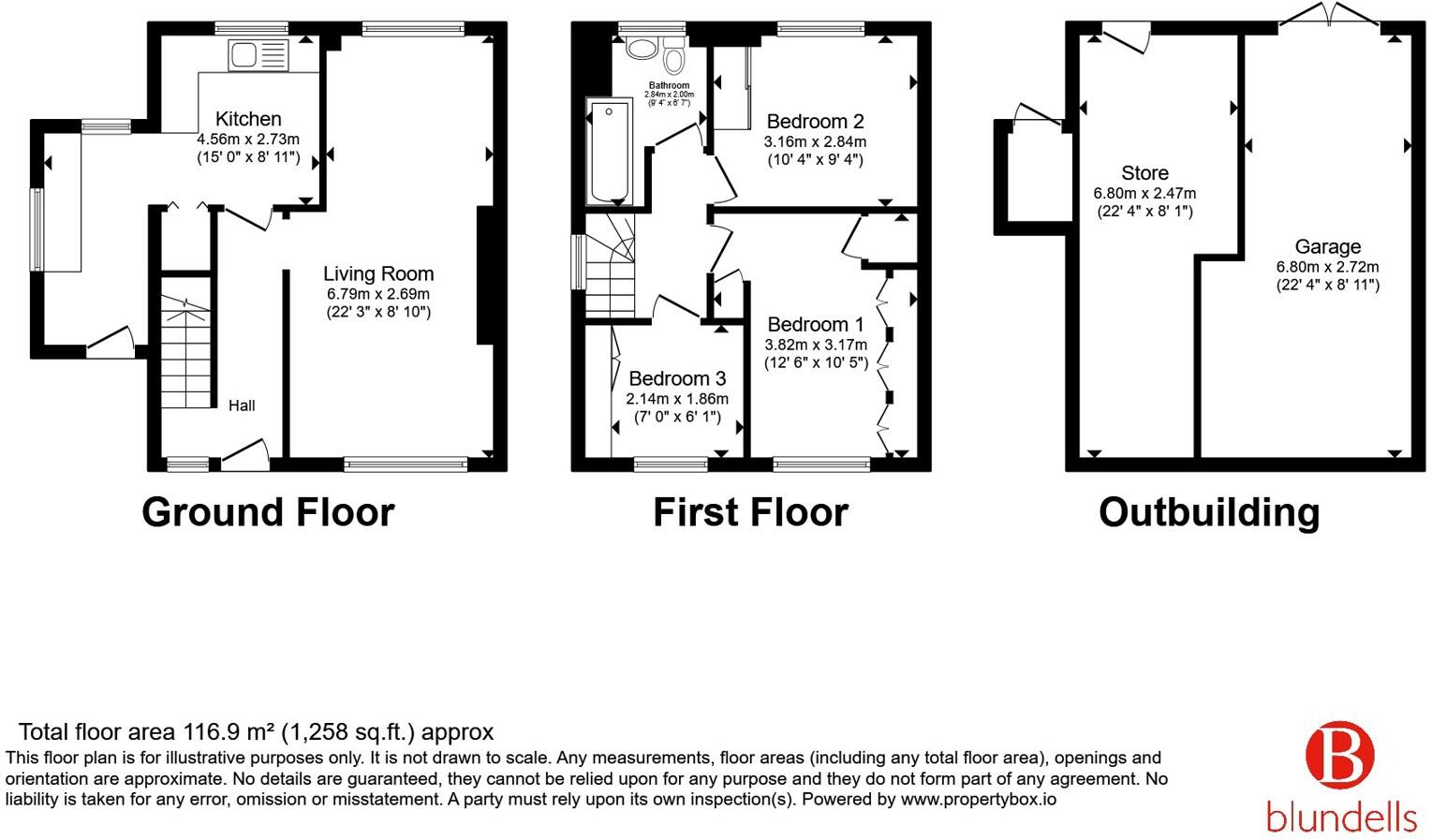 Abbey Lane, Sheffield, South Yorkshire, S8 floorplan
