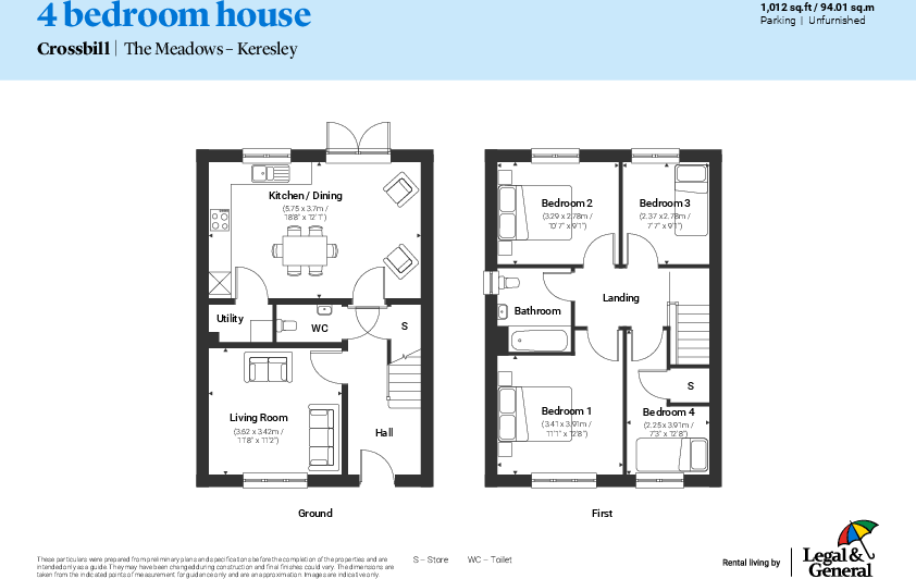 Knighton Grove, The Meadows floorplan