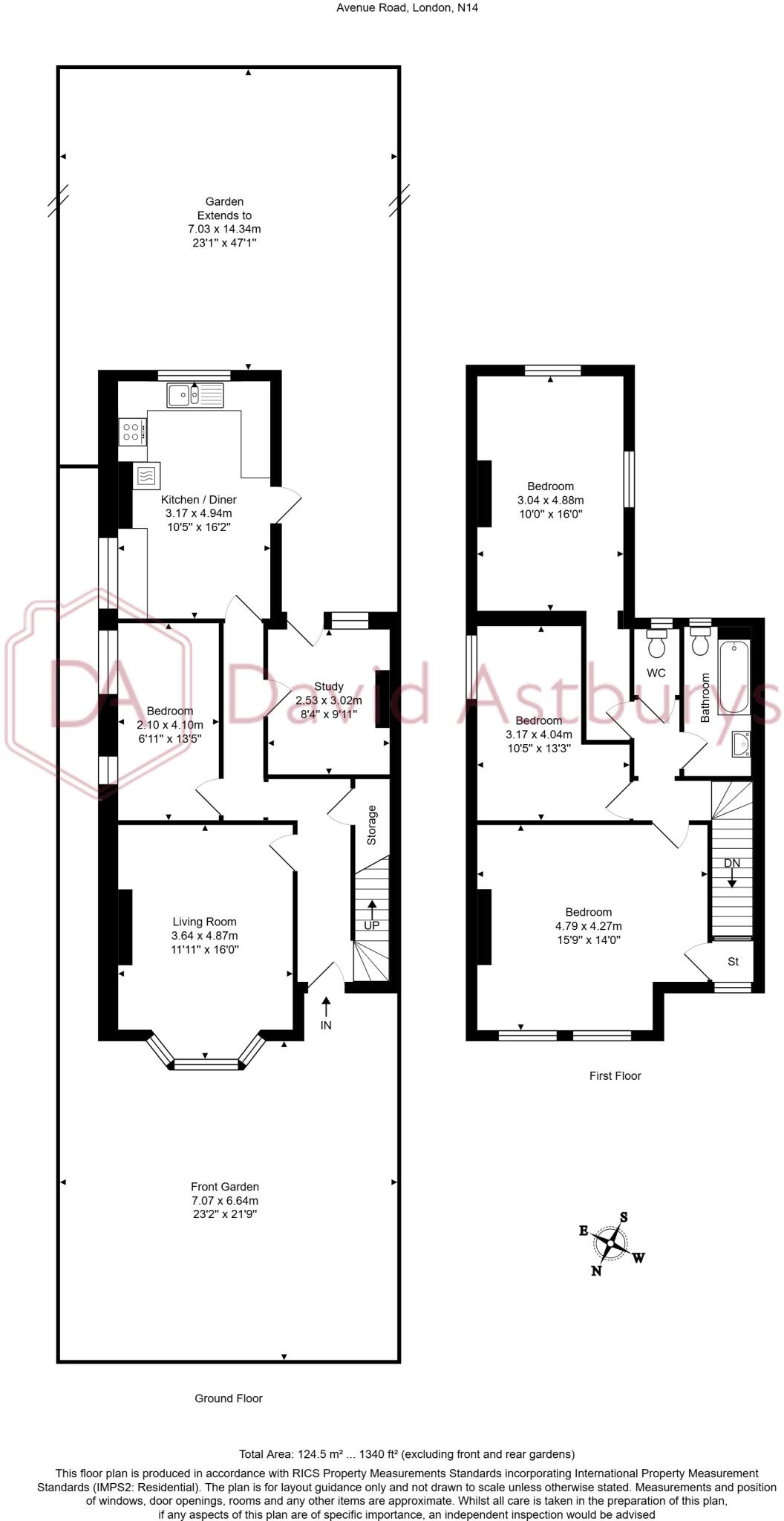 Avenue Road, Southgate, London floorplan