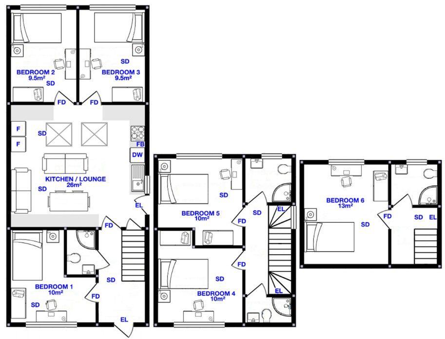 Beeston Road, Dunkirk NG7 floorplan