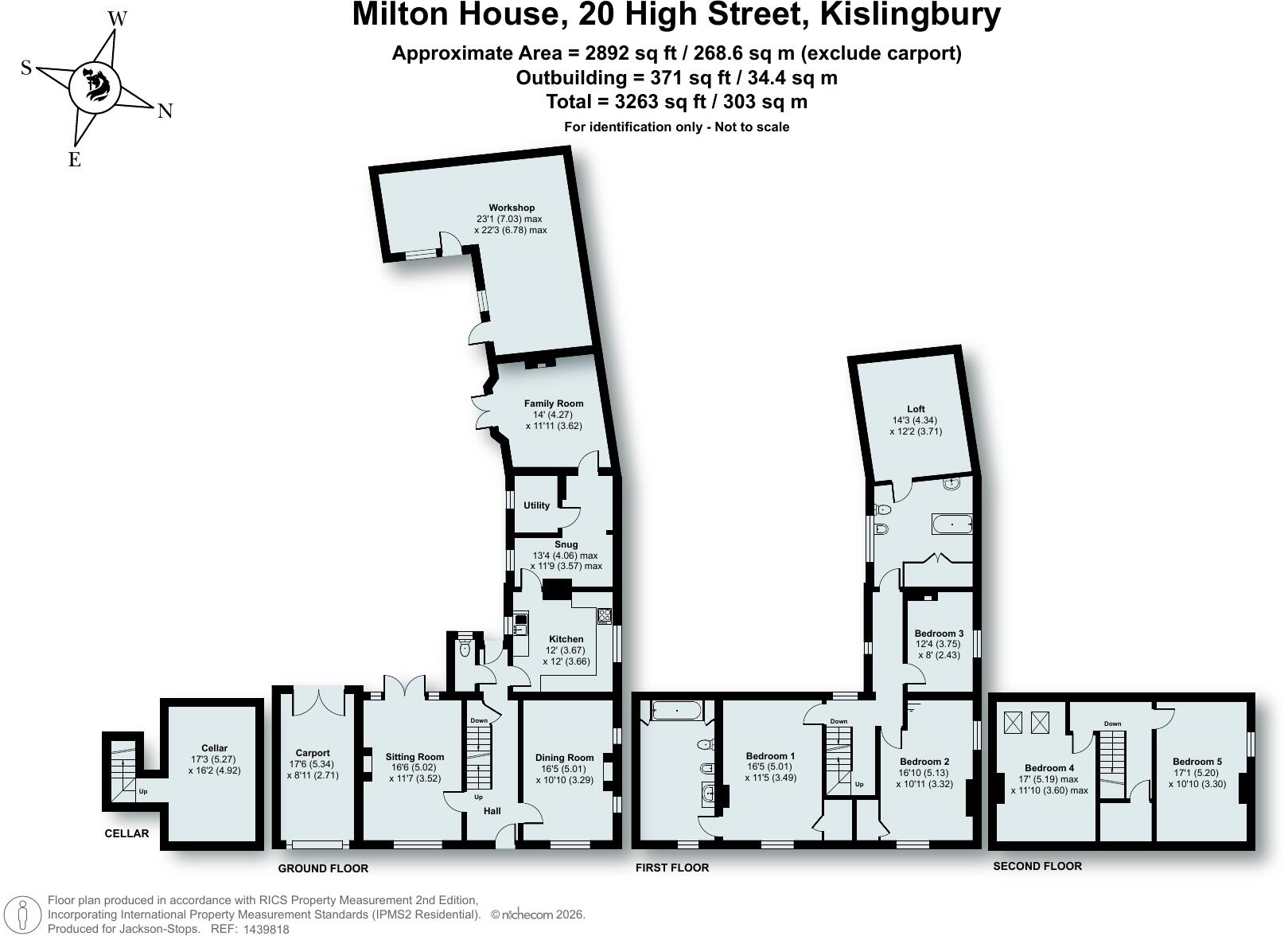 High Street, Kislingbury, Northampton, Northamptonshire, NN7 floorplan