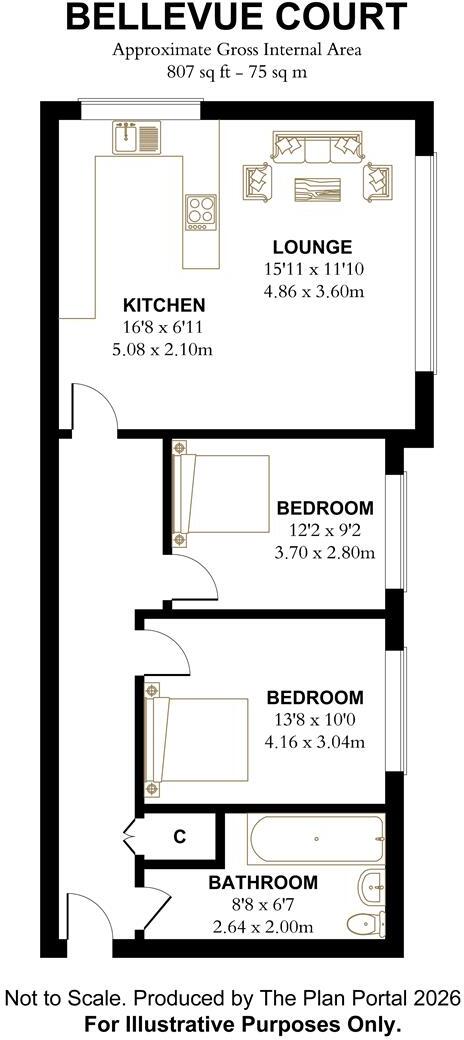 Preston Park Avenue, Brighton floorplan