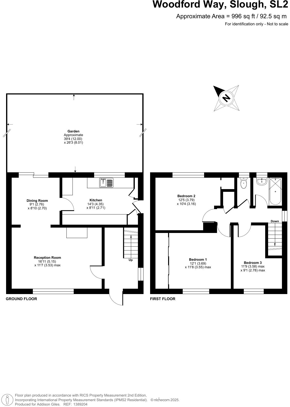 Woodford Way, Slough, Berkshire, SL2 floorplan