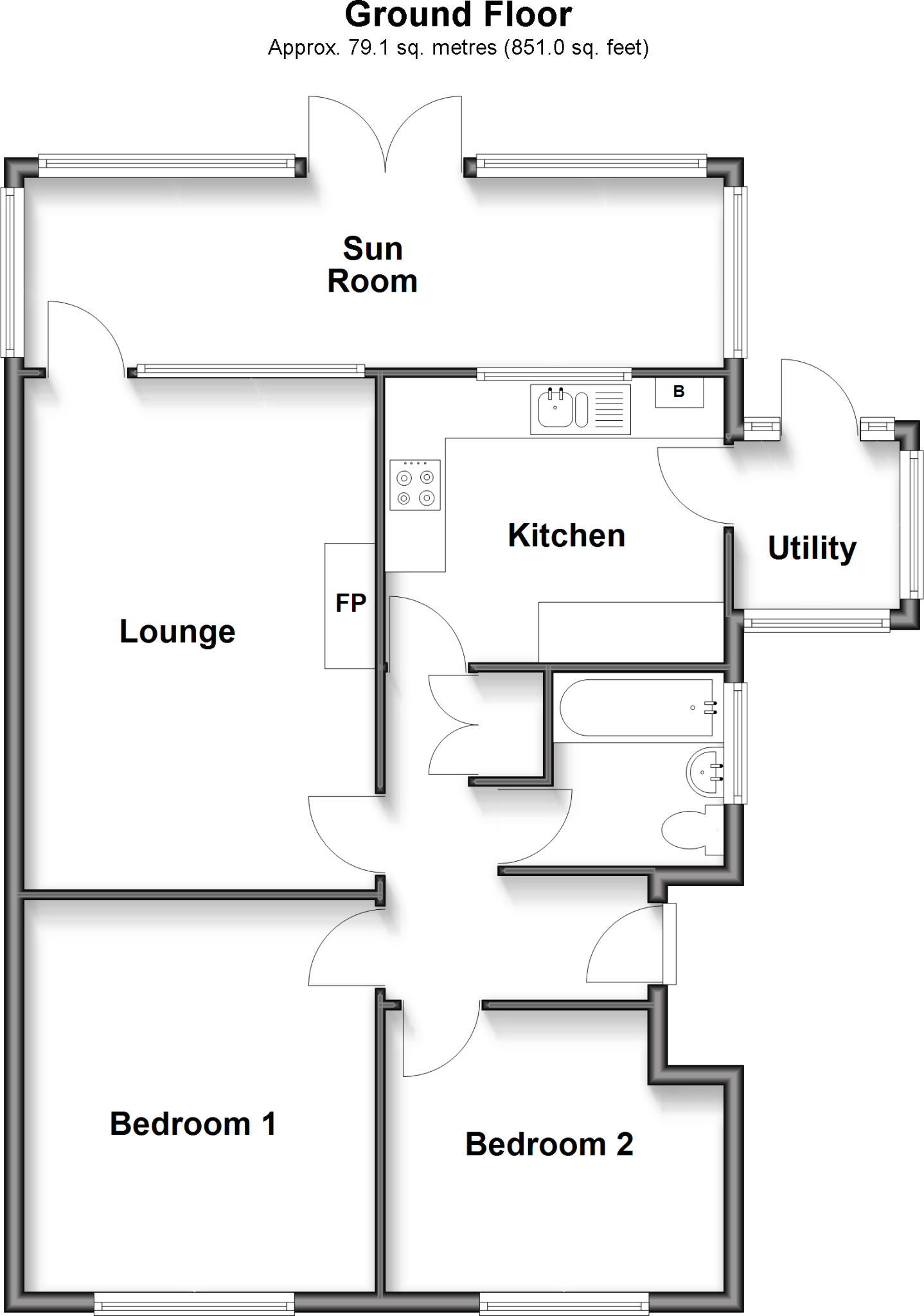Upper Free Down, Herne Bay, Kent floorplan