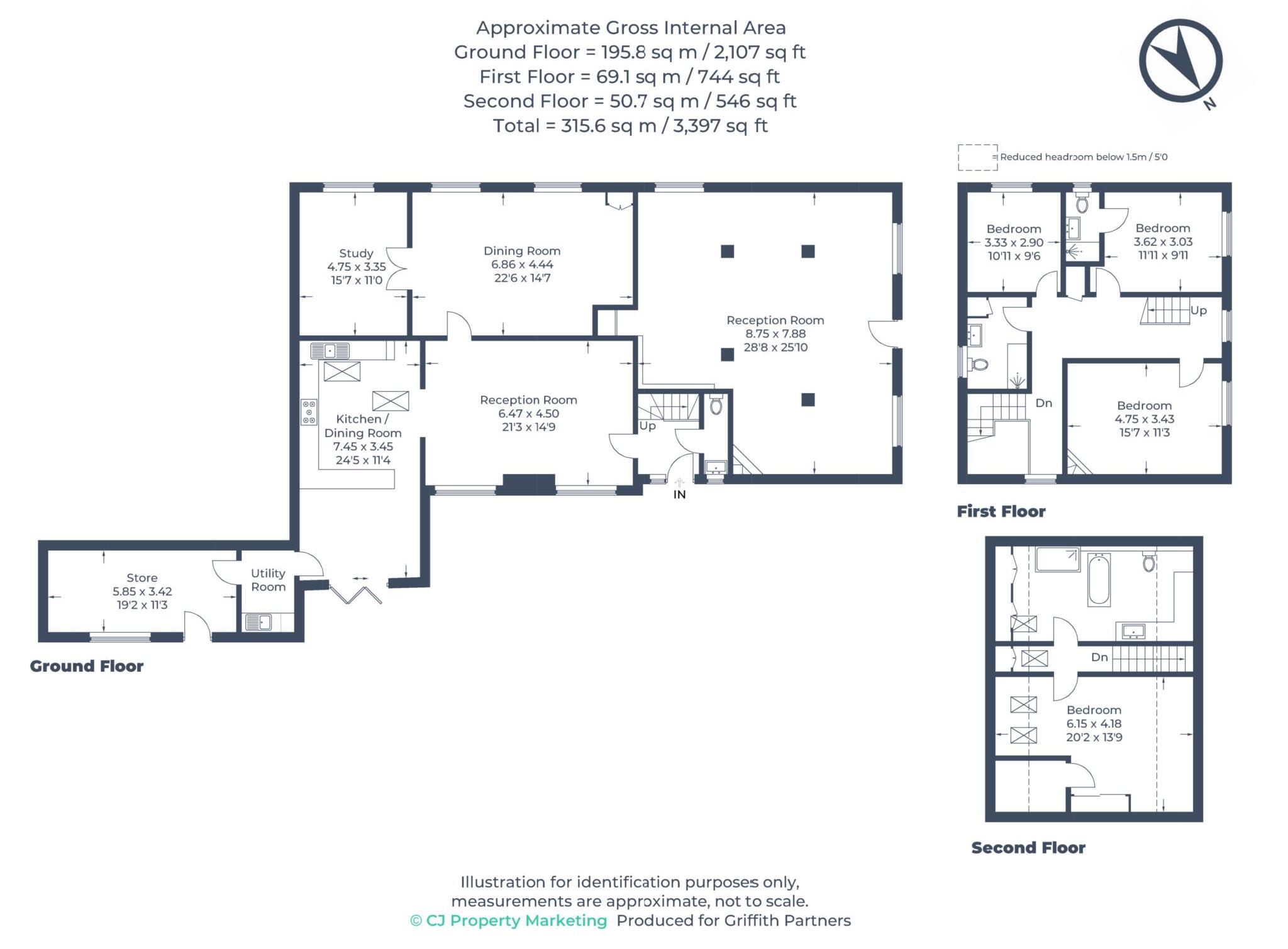 Gorwell, Watlington floorplan