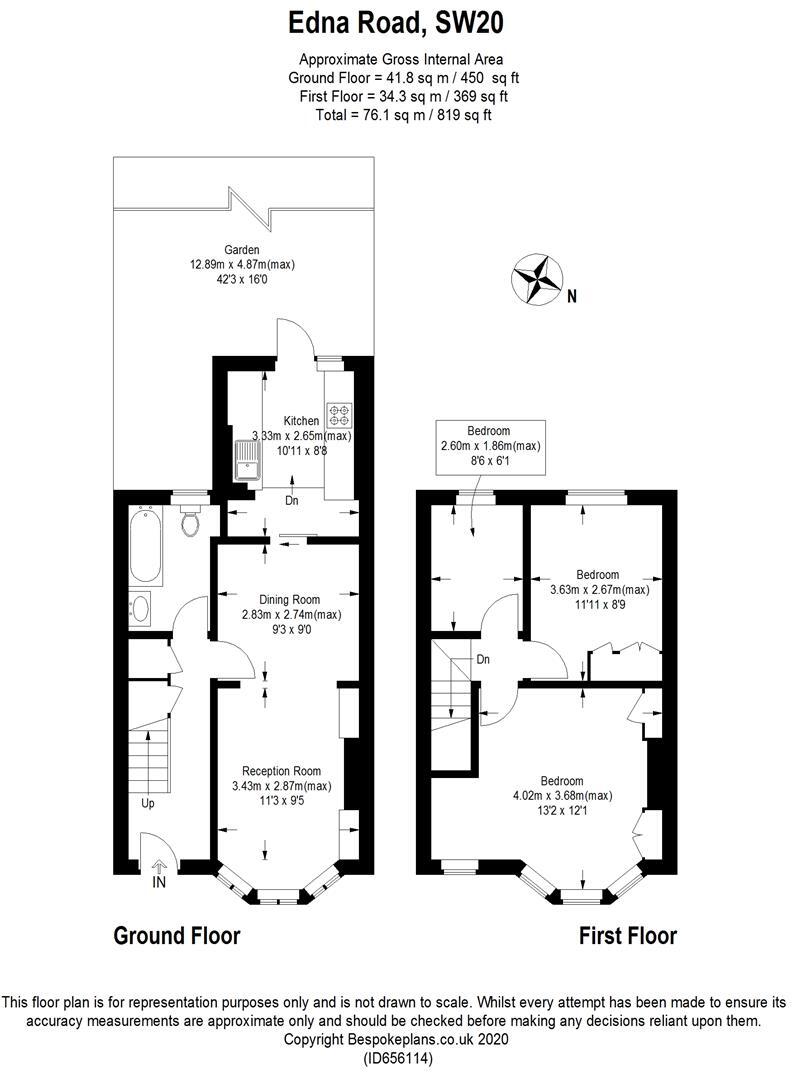 Edna Road, Raynes Park floorplan