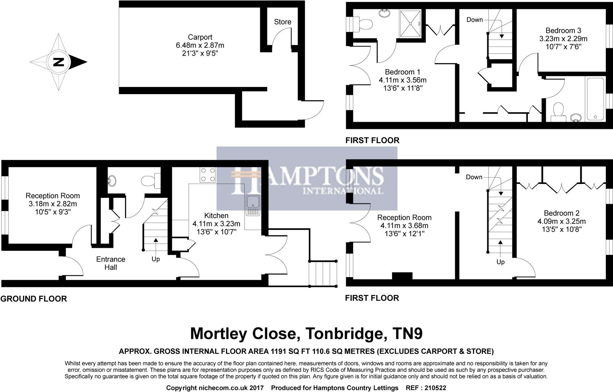 Mortley Close Tonbridge TN9 floorplan