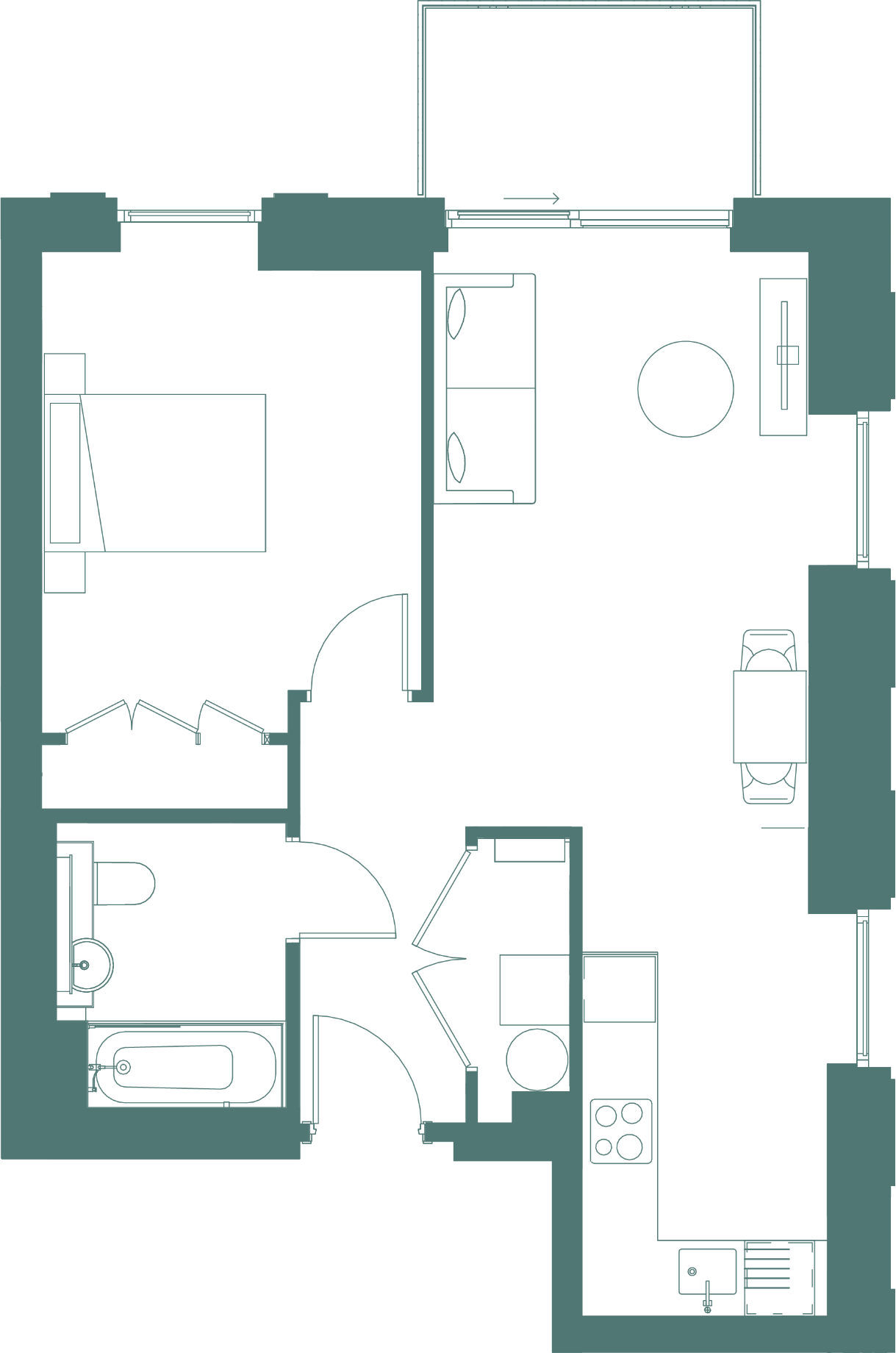 Hartington House, Duple Street, The Hyde South West Section, Barnet, London floorplan