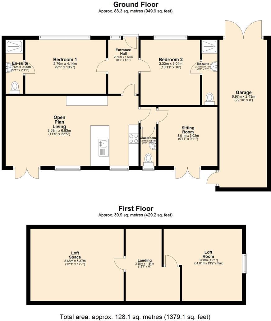 Harewood Crescent, Old Tupton, Chesterfield floorplan