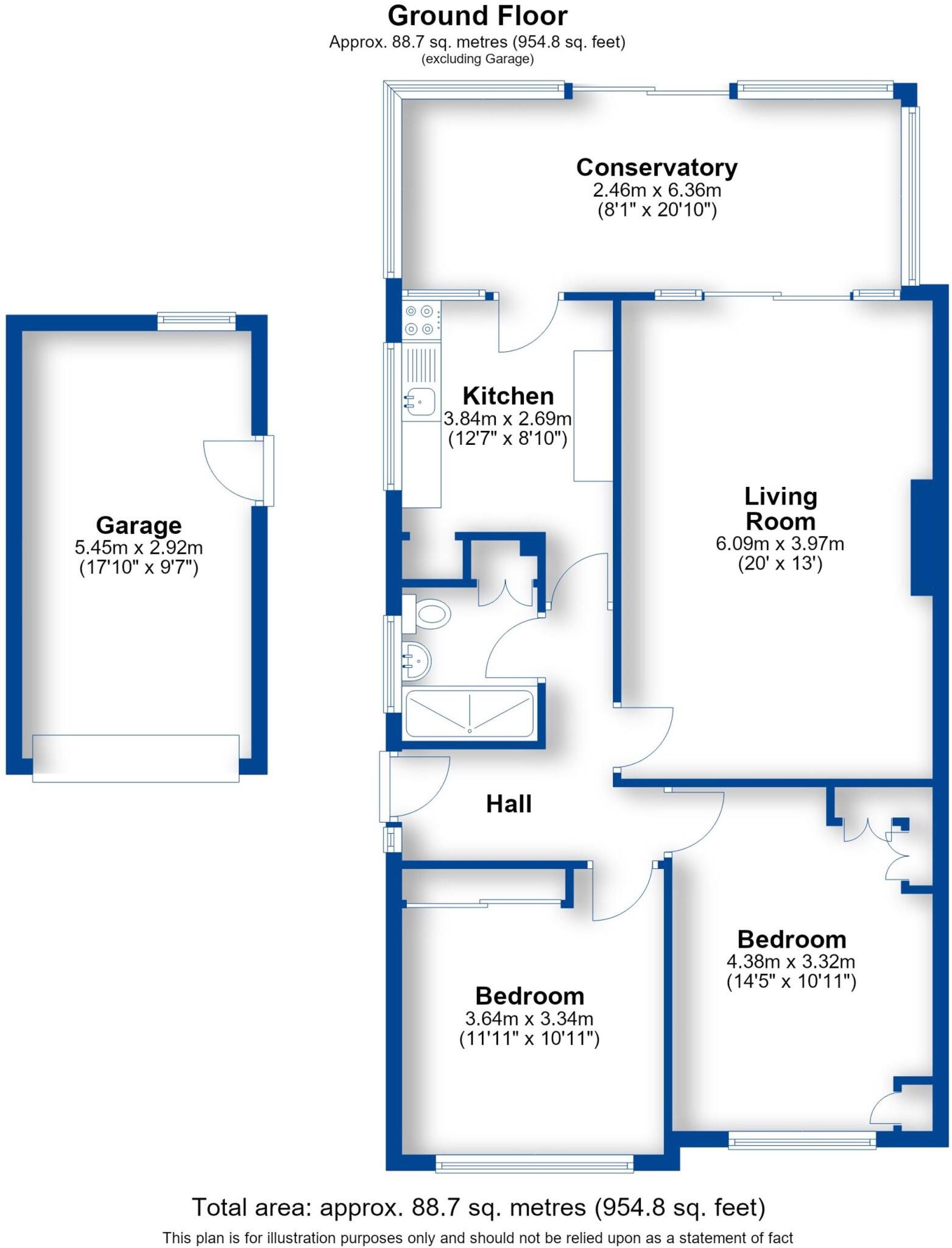 Hillcrest, Cubbington, Leamington Spa, CV32 floorplan