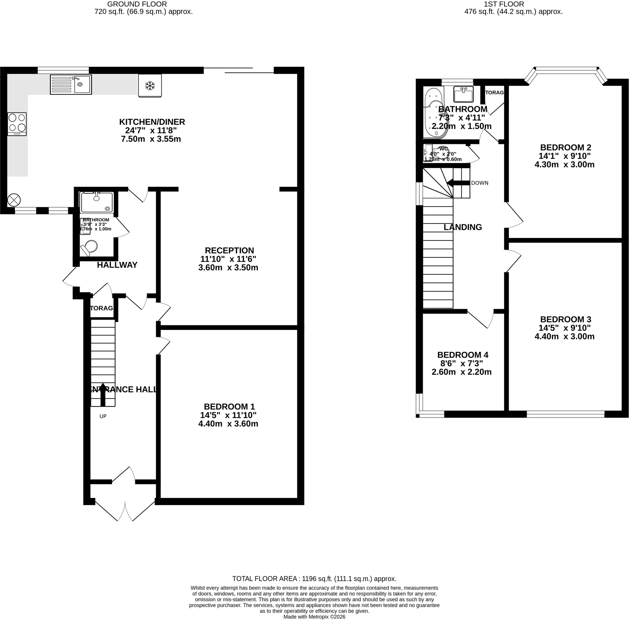 East Court, Wembley, HA0 3QJ floorplan